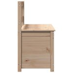 vidaXL Banc 110x41x76 5 cm Bois de pin massif