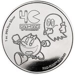 Pièce de monnaie 2 Dollars Niue 2020 1 once argent BE – PAC-MAN