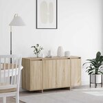 vidaXL Buffet Chêne Sonoma 135 x 41 x 75 cm Bois d'ingénierie