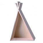 2 étagères tipi en bois 45 cm