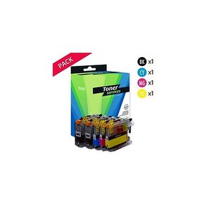 Compatible Brother LC123VALBP Pack 5 Cartouches Noir/couleurs (Cupcake)