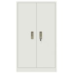 vidaXL Armoire de rangement Blanc 60 x 40 x 105 cm Acier