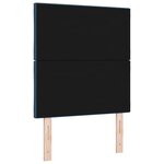 vidaXL Tête de lit avec tête de lit Bleu 80 cm Cuir synthétique