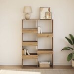 vidaXL Bibliothèque chêne artisanal 100x33x155 5 cm bois d'ingénierie