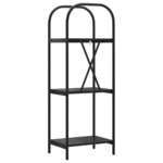 vidaXL Étagère Chêne noir 40 x 30 x 109 cm Bois d'ingénierie