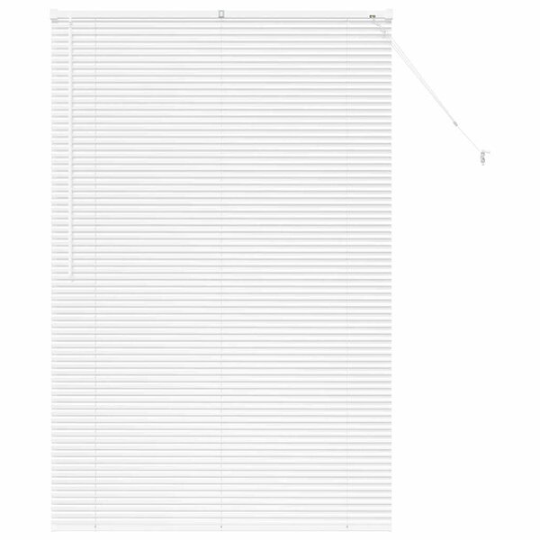 vidaXL Stores vénitiens Blanc 175 x 120 cm Aluminium