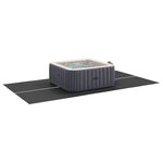 vidaXL Tapis de piscine Noir 420 x 220 x 0 1 cm Tissu non tissé