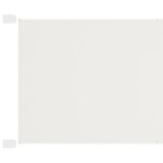 vidaXL Auvent vertical Blanc 100x600 cm Tissu oxford