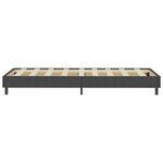 vidaXL Sommier à lattes de lit sans matelas gris tissu 100x200 cm