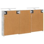 vidaXL Ensemble de Meubles de Salle de Bain 3 Pièces 140 x 14 5 x 70 cm