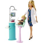 BARBIE - Coffret Dentiste - Poupée Mannequin - Theme Métiers