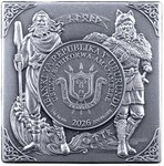 Pièce de monnaie en Argent 500 Francs g 1000 (1 Kg) Millésime 2026 NORSE GODS 3D (PRÉCOMMANDE)