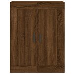 vidaXL Armoire murale chêne marron 69 5x34x90 cm bois d'ingénierie