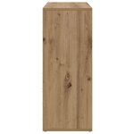 vidaXL Buffet chêne artisanal 60x30x75 cm bois d'ingénierie