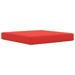 vidaXL Coussin de canapé d'extérieur 3 Pièces Rouge Polyester