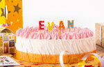 Bougies d'anniversaire eva et evan