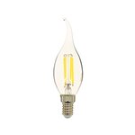 Ampoule à filament led flamme coup de vent  culot e14  4w cons. (40w eq.)  lumière blanche neutre