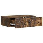 vidaXL Table d'appoint murale 59 x 34 5 x 17 cm Bois d'ingénierie