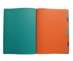 Trieur A4 (21x29,7 cm) 12p PP Opaque Coloris Aléatoire ELBA