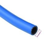 vidaXL Tuyau d'air bleu 0 7" 5 m PVC