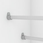 Armoire à chaussures avec miroir - ZAPATERO - Chêne - 12 rangements - DEMEYERE
