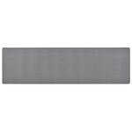 vidaXL Tapis de couloir Gris foncé 80x300 cm