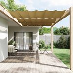 vidaXL Auvent vertical Beige 250x270 cm Tissu oxford