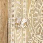 vidaXL Table basse 90x50x35 cm Bois solide de manguier