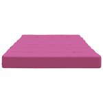 vidaXL Coussins de chaise longue lot de 2 rose tissu oxford