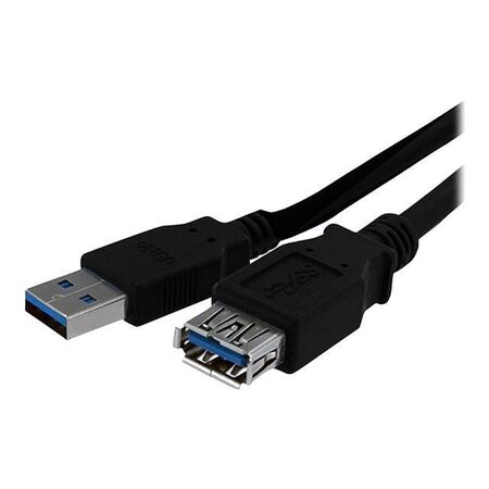 Startech.com câble d'extension noir superspeed usb 3.0 a vers a 1 m - m/f