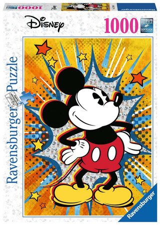 Ravensburger puzzle 1000 pièces - retro mickey