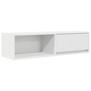 vidaXL Meuble TV blanc 100x31x25 5 cm bois d'ingénierie