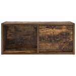 vidaXL Meubles TV 2 Pièces chêne fumé 60x31x25 5 cm bois d'ingénierie