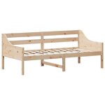 vidaXL Lit de jour sans matelas 90x190 cm bois de pin massif