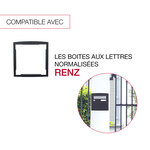 Cadre d'encastrement gris anthracite 7016m