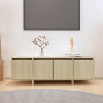 vidaXL Meuble TV chêne sonoma 120x30x40 5 cm bois d'ingénierie
