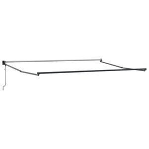 vidaXL Auvent Anthracite 5 x 3 m Métal