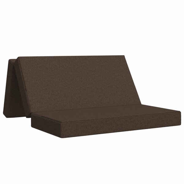 vidaXL Canapé-lit pliable 160 x 67 x 45 cm Taupe