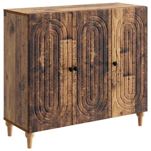 vidaXL Buffet Bois ancien 89 x 34 5 x 80 cm Bois d'ingénierie