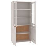 vidaXL Buffet HAMAR Bois massif de pin Blanc