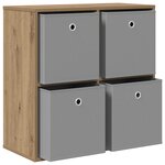 vidaXL Buffet avec tiroir Chêne artisanal 68 5 x 32 x 67 cm