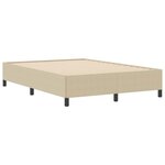 vidaXL Cadre de Lit Vert Clair Gris 160x200 cm Tissu Velours Côtelé