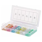 Ks tools assortiment de mini-fusibles automobile 120 pièces 5-30a