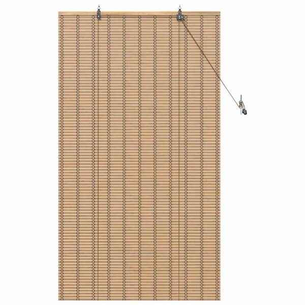 vidaXL Store enrouleur Autre Marron Clair 80 x 220 cm Bambou