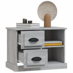 vidaXL Table de chevet sonoma gris 60x35 5x45 cm