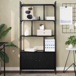 vidaXL Bibliothèque Bois d'ingénierie