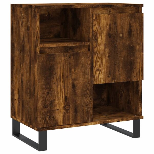 vidaXL Buffet Chêne fumé 60x35x70 cm Bois d'ingénierie