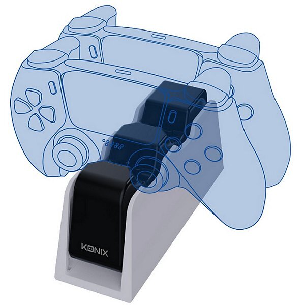 Konix accessoire manette dual charge base ps5