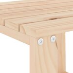 vidaXL Table d'appoint de jardin 40x38x28 5 cm bois massif de pin