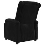 vidaXL Fauteuil de massage Noir Velours